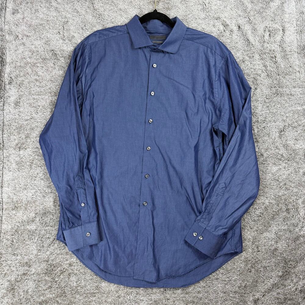 Calvin Klein Slim Fit Long Sleeve Button Up Men's 17/34-35